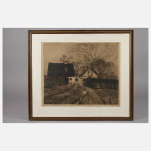 August Kaul, Abend auf dem Land