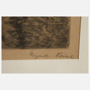 August Kaul, Abend auf dem Land