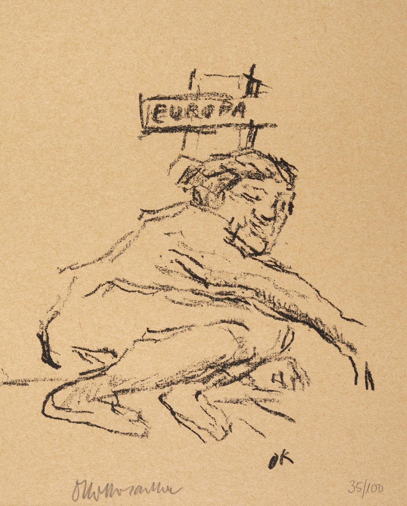 nach Prof. Oskar Kokoschka, ”Europa”