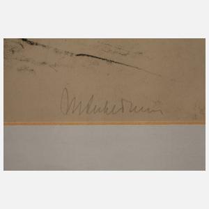 Max Liebermann, ”Jäger mit Hunden in den Dünen”