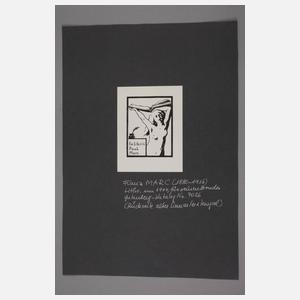 Franz Marc, Exlibris Paul Marc