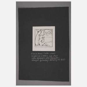 Franz Marc, Eigenexlibris