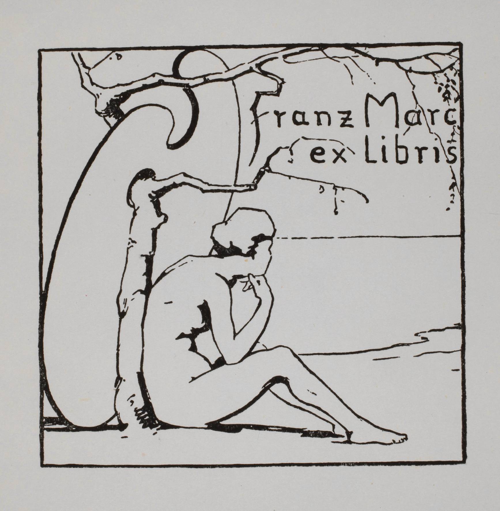 Franz Marc, Eigenexlibris