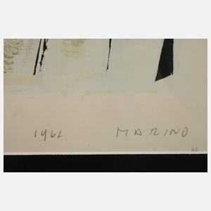 Marino Marini, Abstrakte Komposition