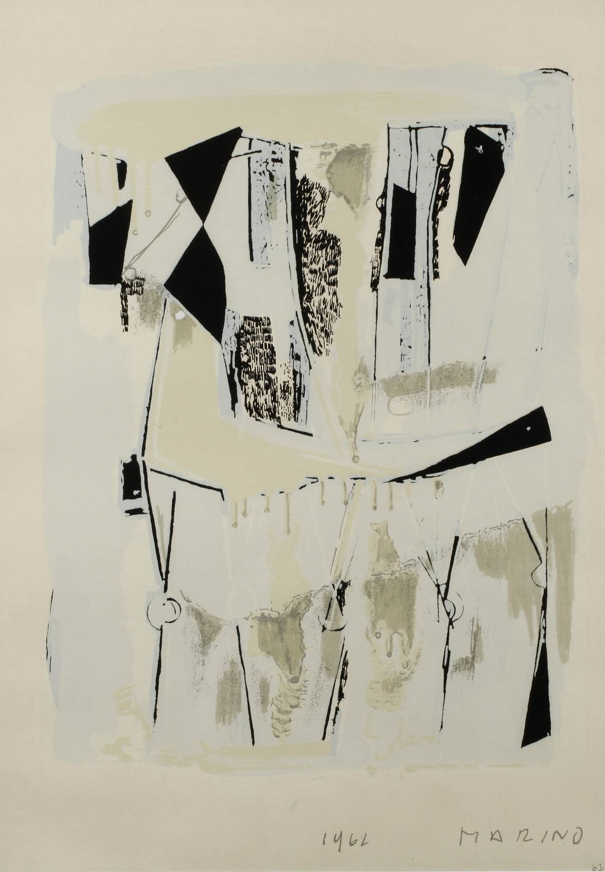 Marino Marini, Abstrakte Komposition