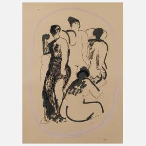 Marino Marini, Figurative Komposition