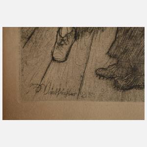 Gustav Wiethüchter, Paar Radierungen