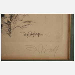 Gustav Wiethüchter, Paar Radierungen