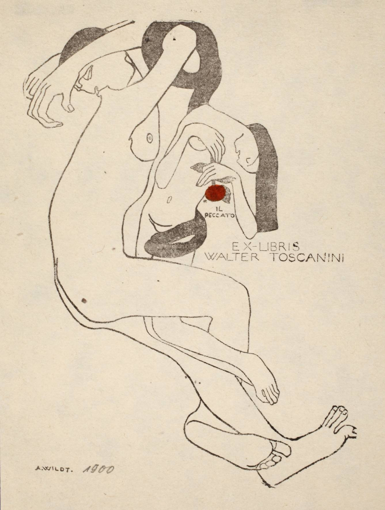 Adolfo Wildt, ”Der Sünder”