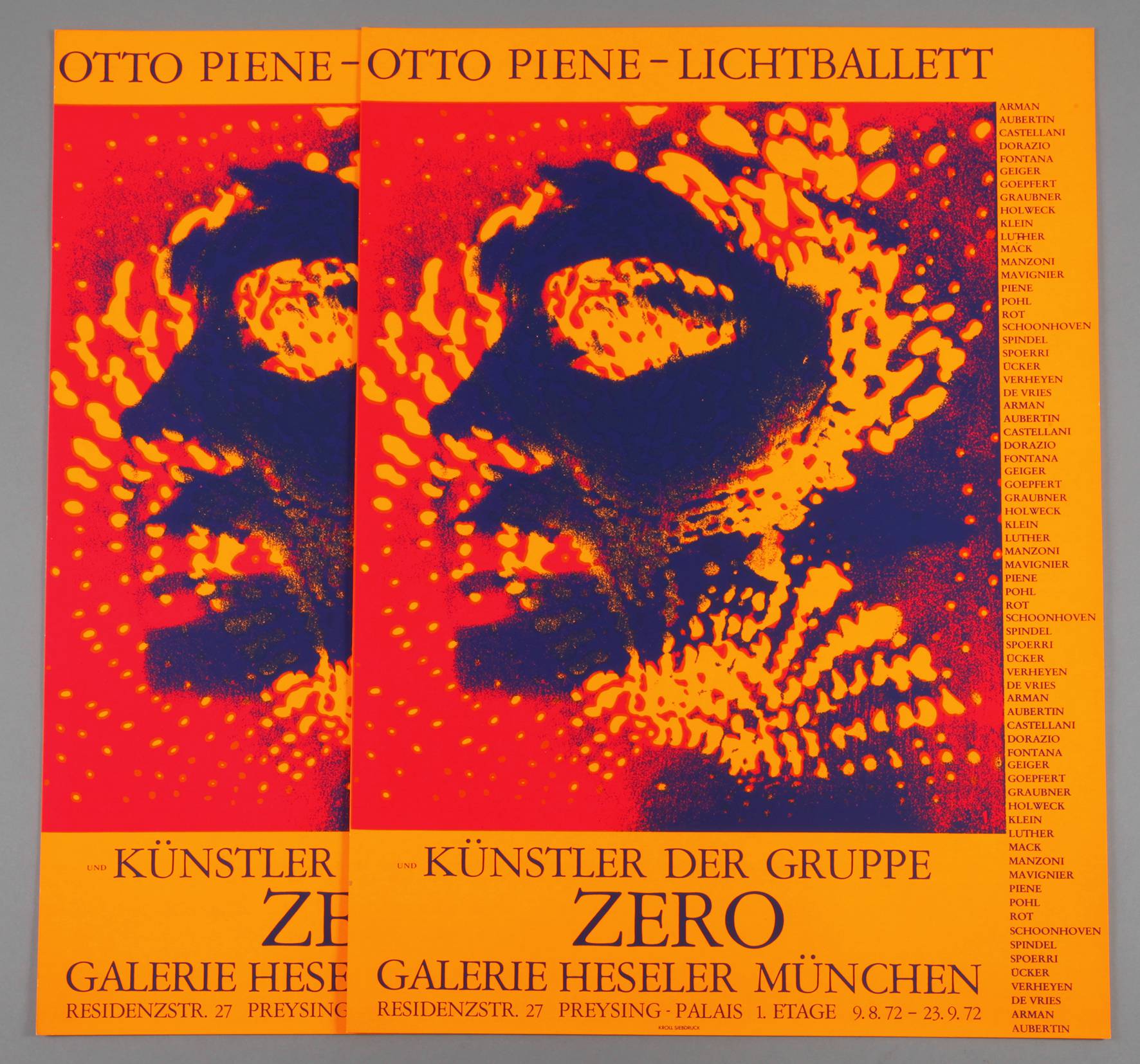 Prof. Otto Piene, ”Lichtballett”