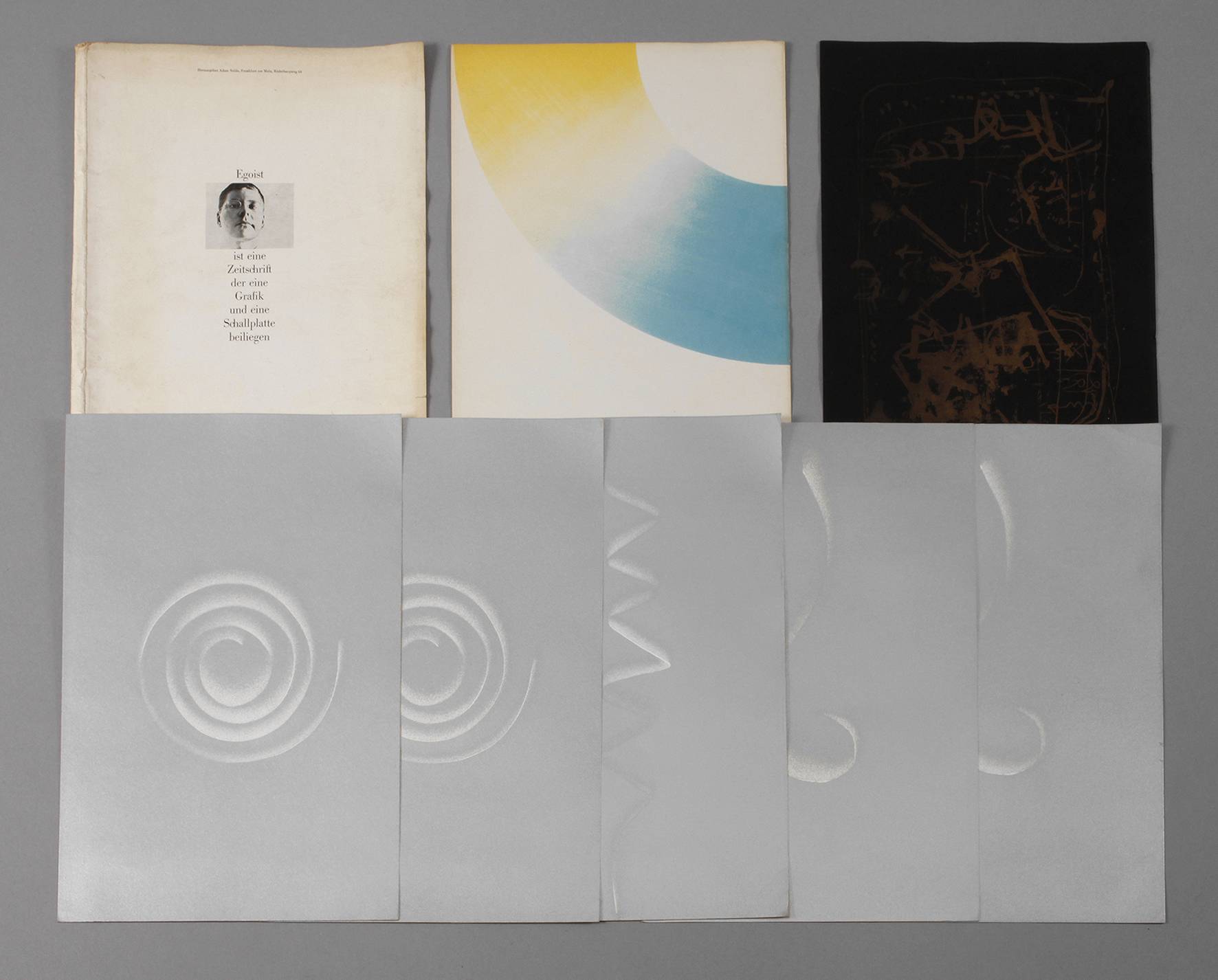 Graphikmappe der Zeitschrift ”Egoist”