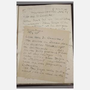 Werner Gothein, Schriftwechsel und Bücher