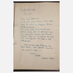 Werner Gothein, Schriftwechsel und Bücher