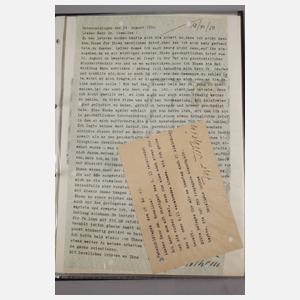 Werner Gothein, Schriftwechsel und Bücher