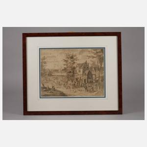 Daniel Marot, Auf dem Dorfplatz