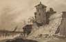 Franz Edm. Weirotter,attr., Festungsruine am Meer