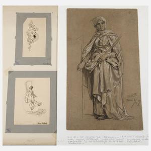 Prof. Carl Gehrts, Zeichnungskonvolut