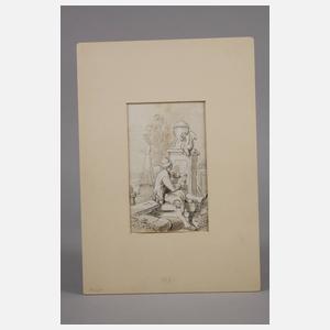 Johann Christian Klengel, attr., Der Steinmetz