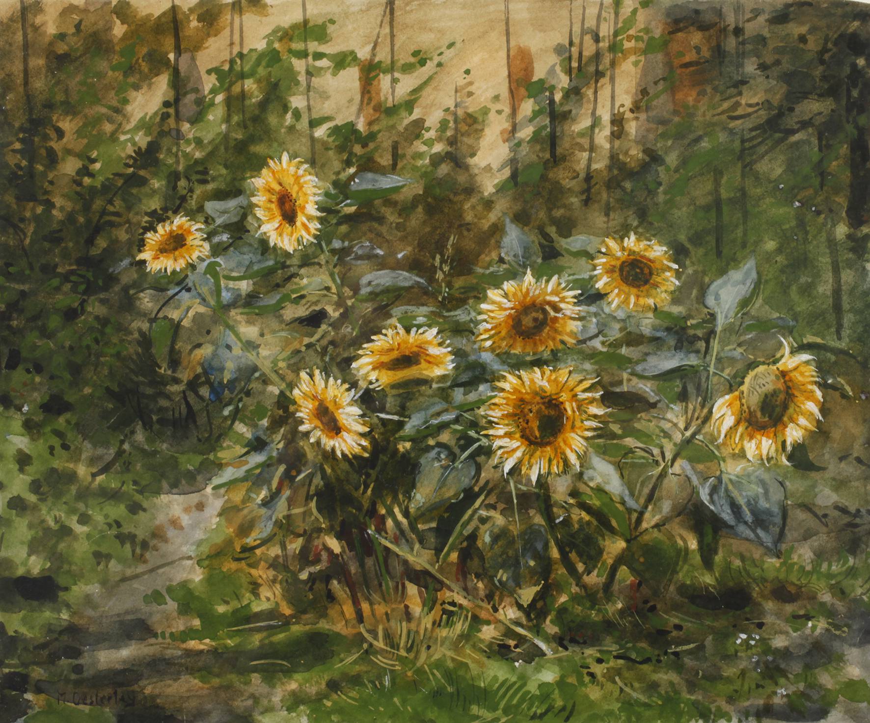 Marie Oesterley, Gartenecke