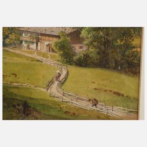 Prof. Philipp Sporrer, Ein Sommertag in den Alpen