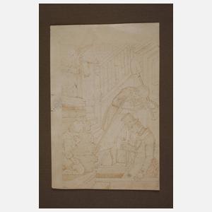 Gustav Süs, attr., Das Versteck