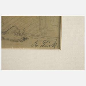 Alexander Zick, Paar Zeichnungen