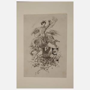 Alexander Zick, Paar Zeichnungen