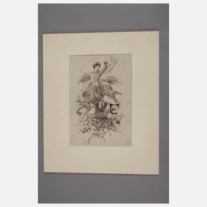 Alexander Zick, Paar Zeichnungen