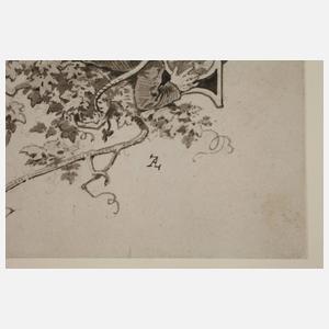 Alexander Zick, Paar Zeichnungen