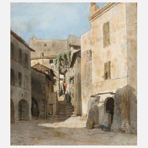 Mediterrane Stadtansicht