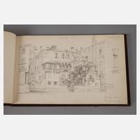 Skizzenbuch mit Italienansichten111