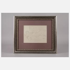 Vincenc Beneš, Ruhende Frau