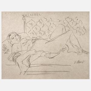 Vincenc Beneš, Ruhende Frau