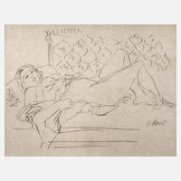 Vincenc Beneš, Ruhende Frau111