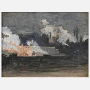 E. Berger, Koksöfen der Zeche Tremonia in Dortmund