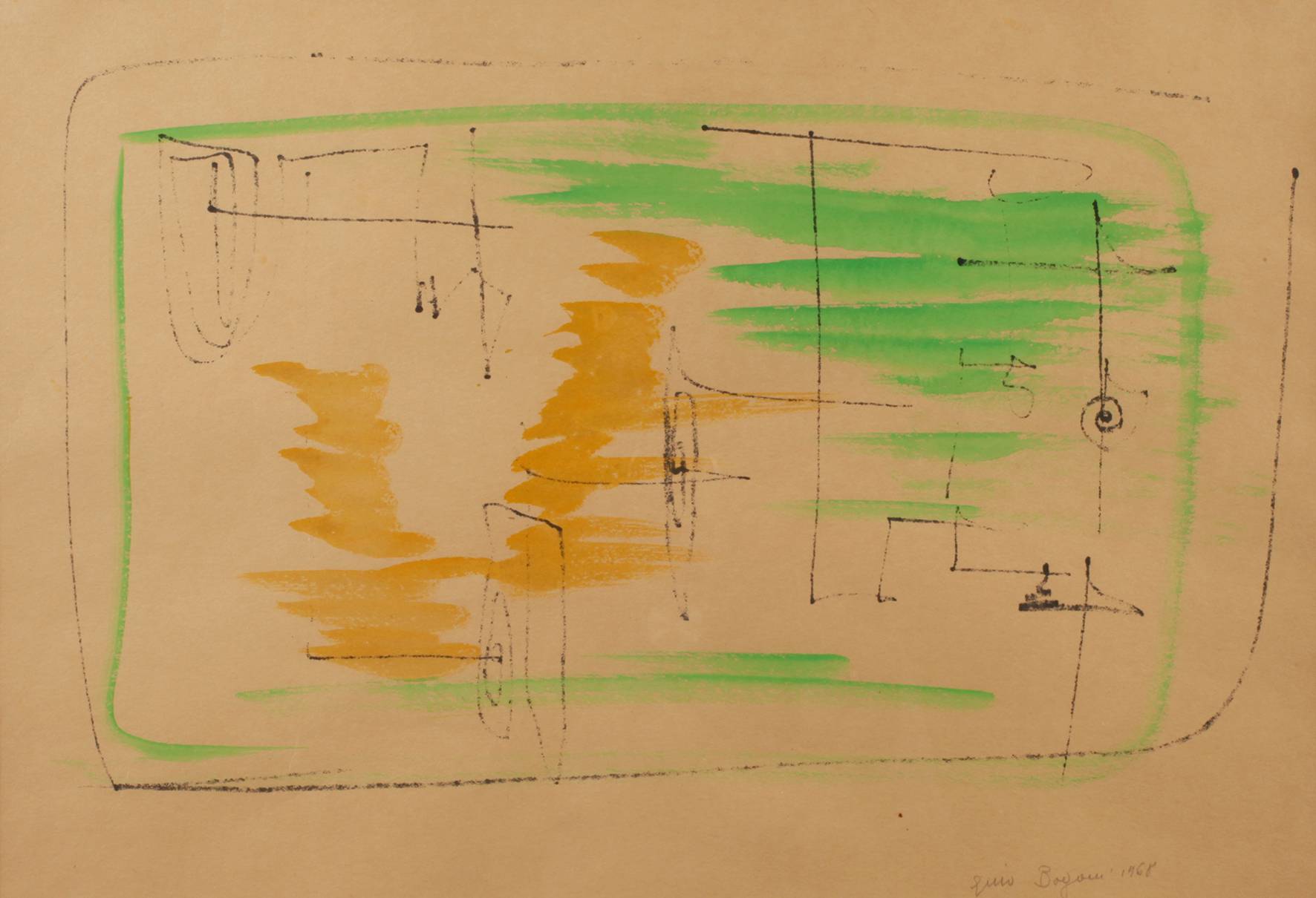 Gino Bogoni, Abstrakte Komposition