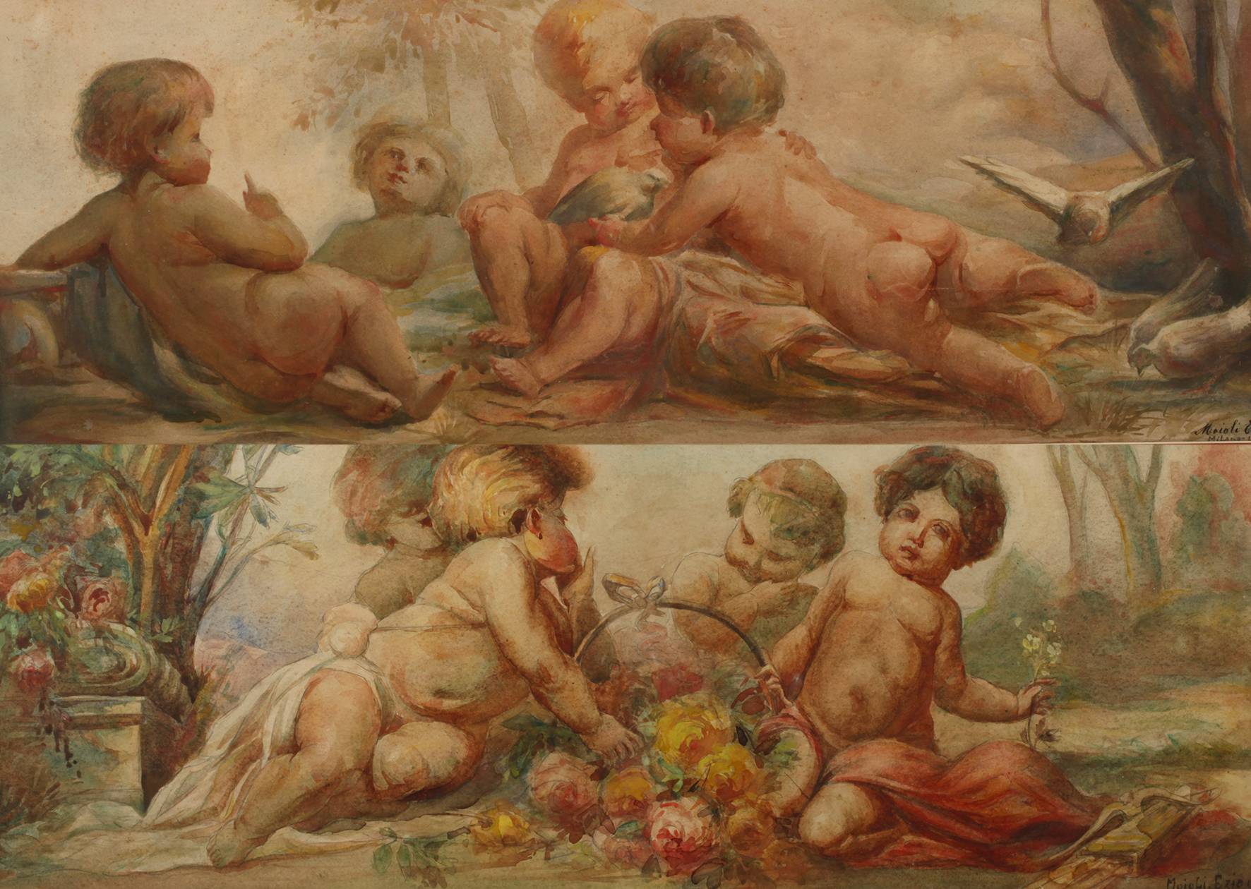 Moilio Ezio, Allegorie auf Sommer und Winter