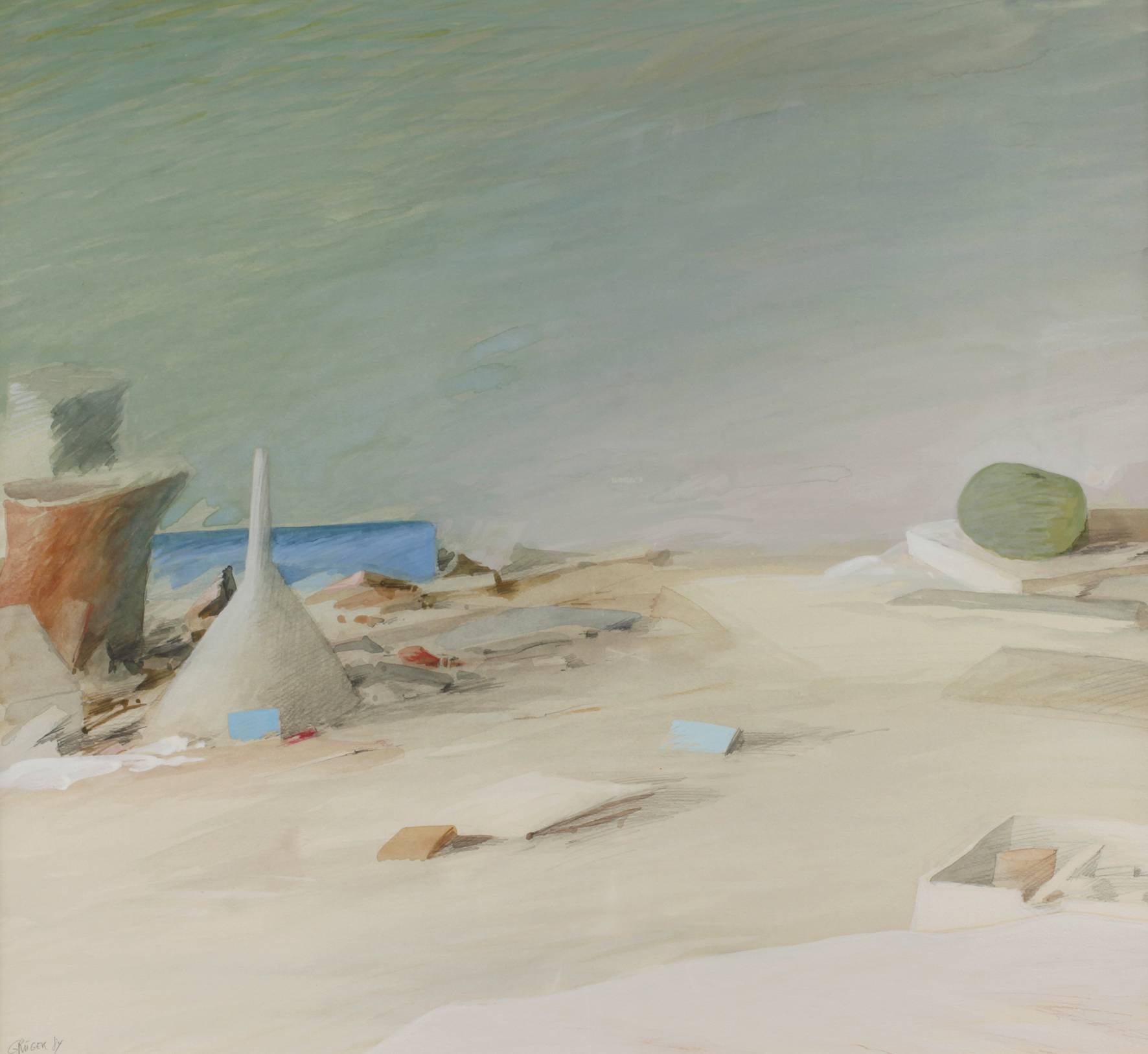 Ev Grüger, Atelierstillleben