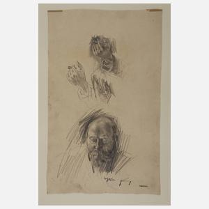 Prof. Gerhard Janssen, Paar Zeichnungen