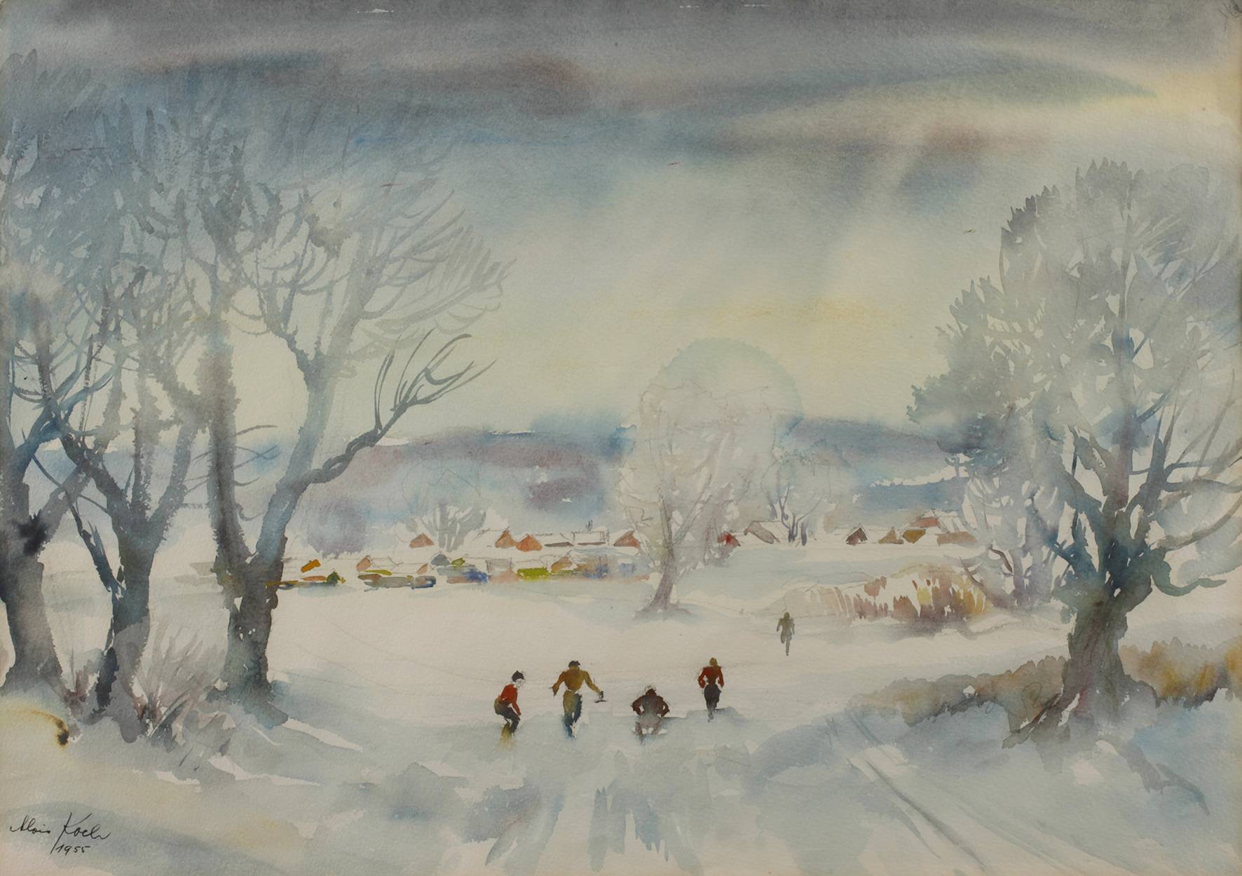 Prof. Alois Koch, Schneevergnügen