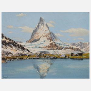 Rudolf Krapf, Matterhorn und Riffelsee