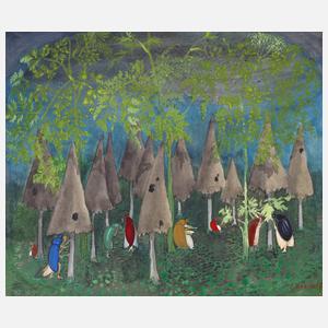 Ernst Kreidolf, Käfertreffen unter Pilzen