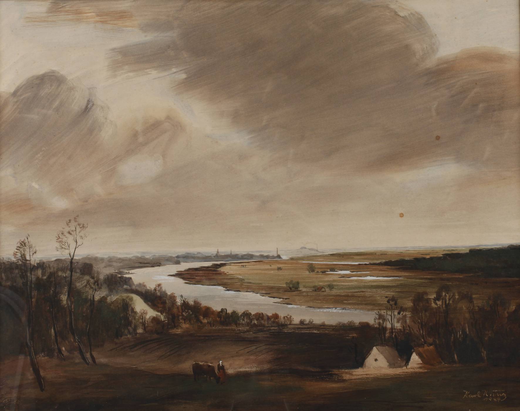 Karl Friedrich Kunz, Weite Flusslandschaft