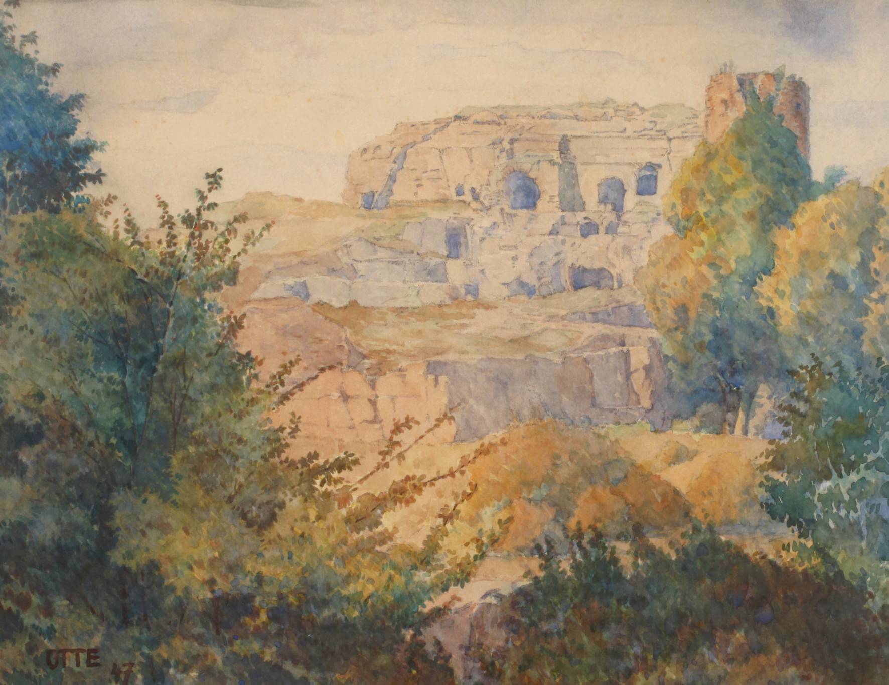 Georg Otte, Der Regenstein im Harz