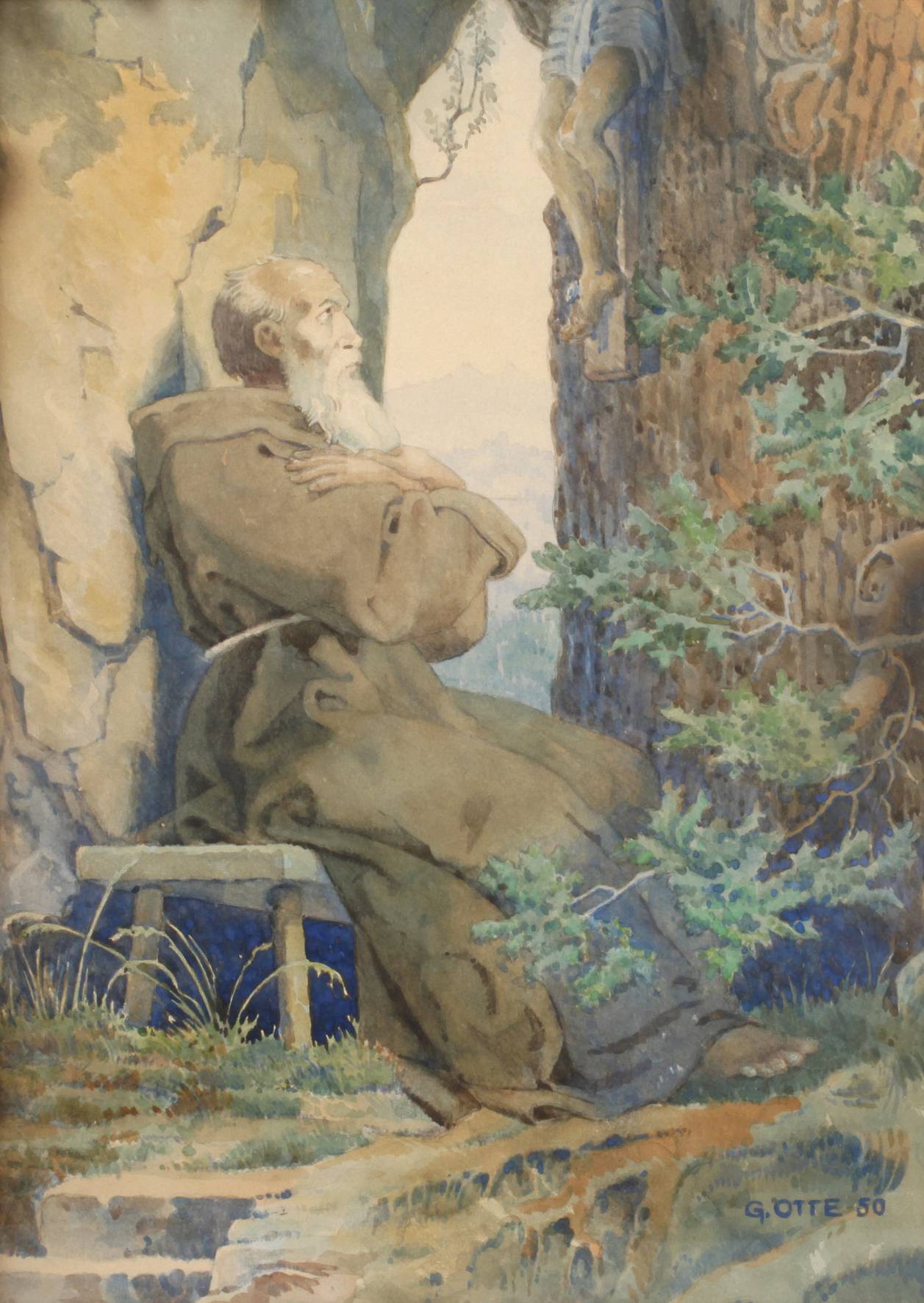 Georg Otte, Eremit in der Einsamkeit