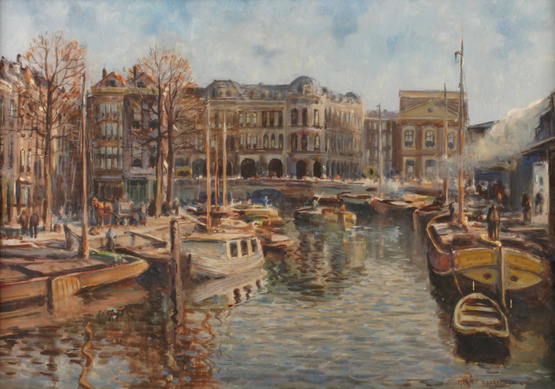 Herman Cornelis Paradies, Frühsommer in Rotterdam