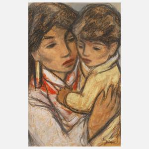 Jo Pieper, Mutter mit Kind