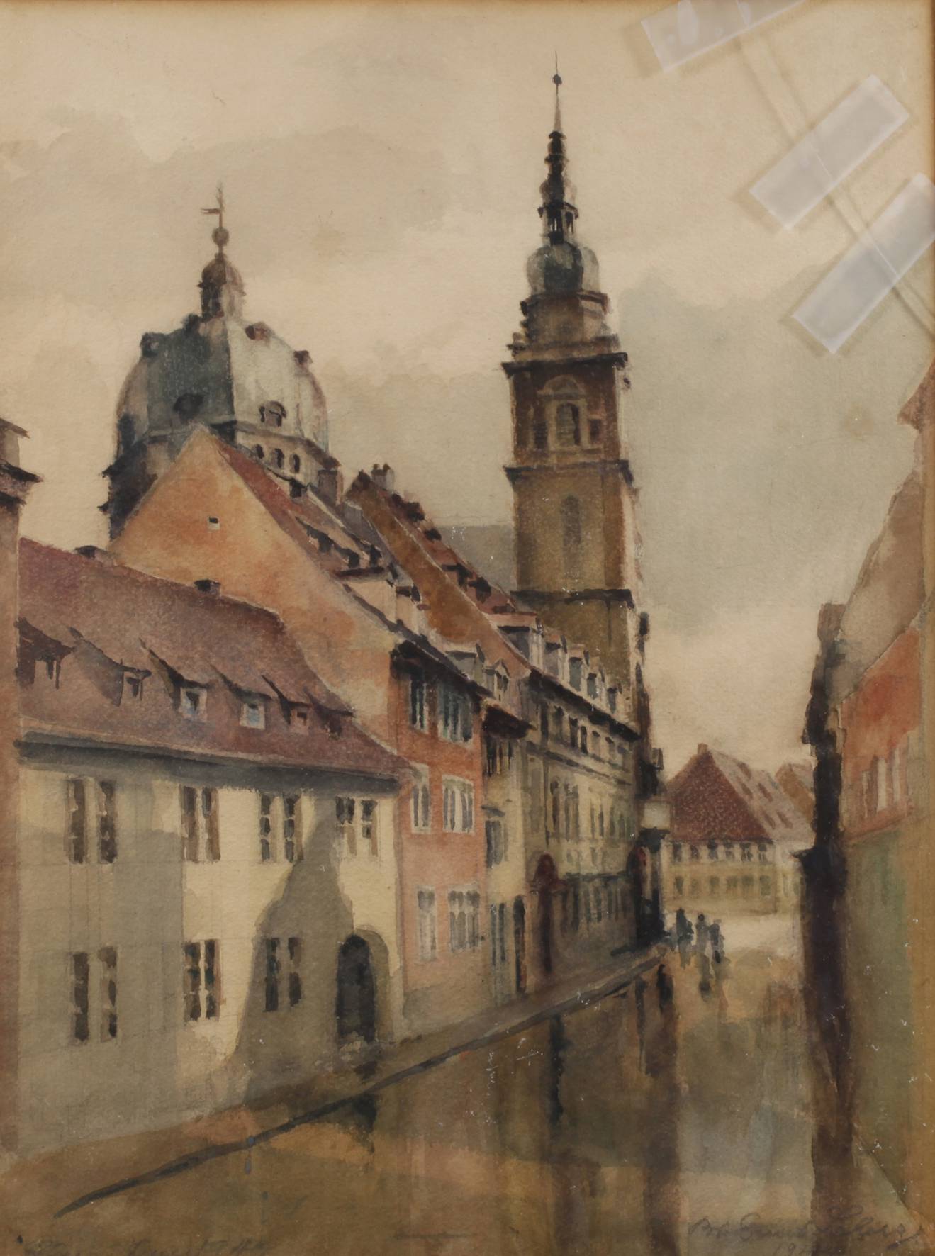 Prof. Bruno Ernst Scherz, Bahnhofstraße in Würzburg