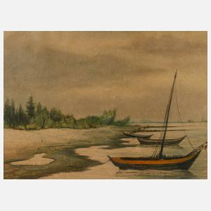 Hans Schiel, ”Ostseestrand auf Usedom”