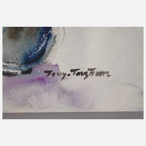 Tony Tongterm, Lilien in Vase